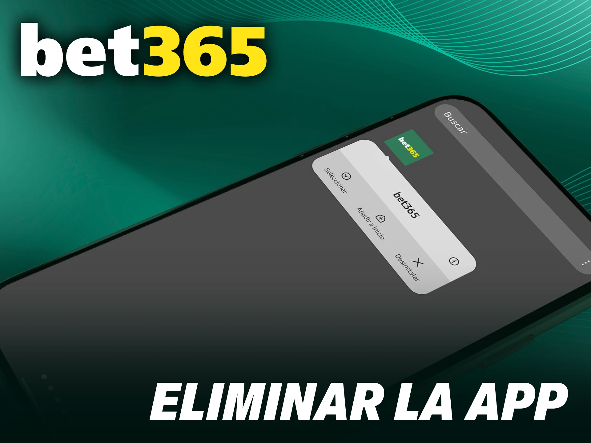 Sigue las instrucciones si necesitas eliminar la aplicación Bet365 Android de tu equipo.