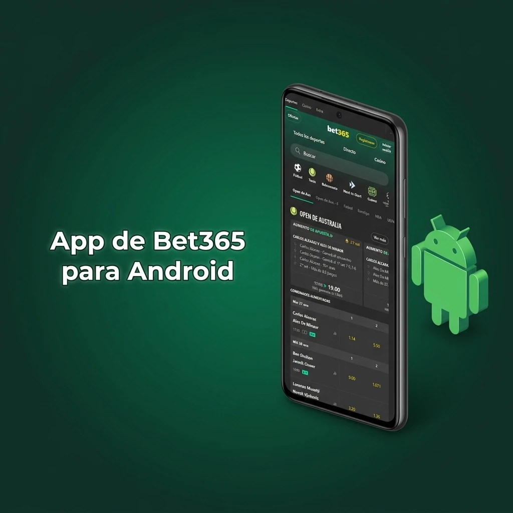 App de Bet365 para Android: descarga gratuita para apuestas deportivas y casino desde tu dispositivo móvil