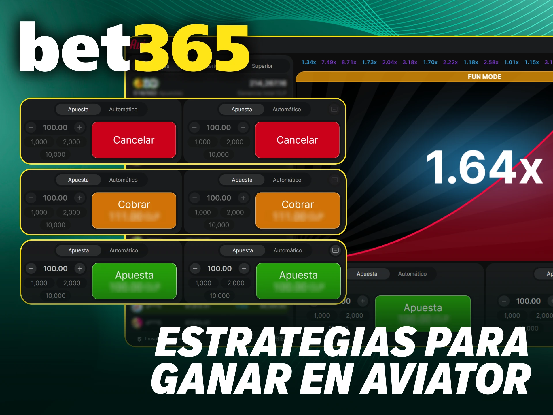 Utiliza estrategias probadas para ganar con confianza en Aviator en Bet365.
