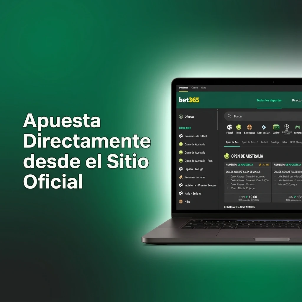 Accede a Bet365 desde el navegador sin instalar apps y apuesta en deportes, casino y tragamonedas fácilmente.