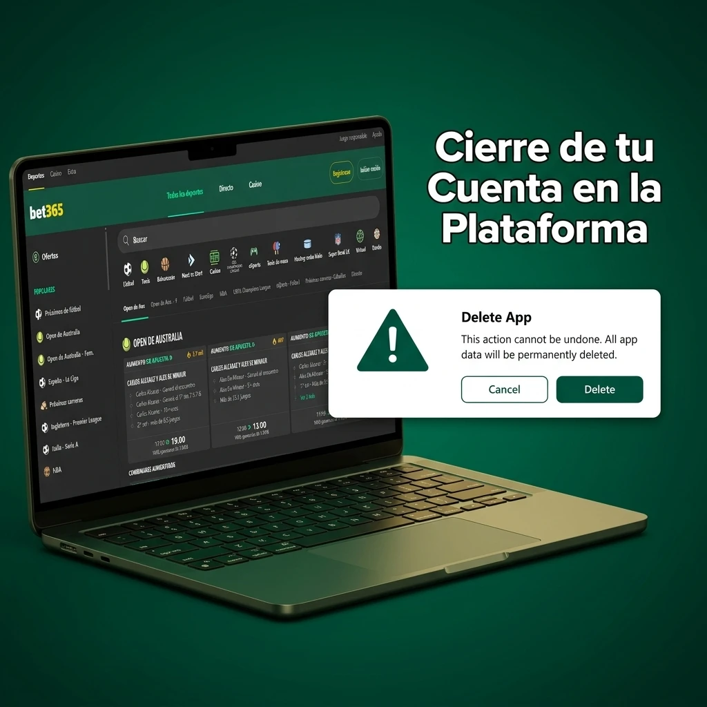 Pasos para cerrar tu cuenta en la plataforma de juego responsable desde configuración de perfil
