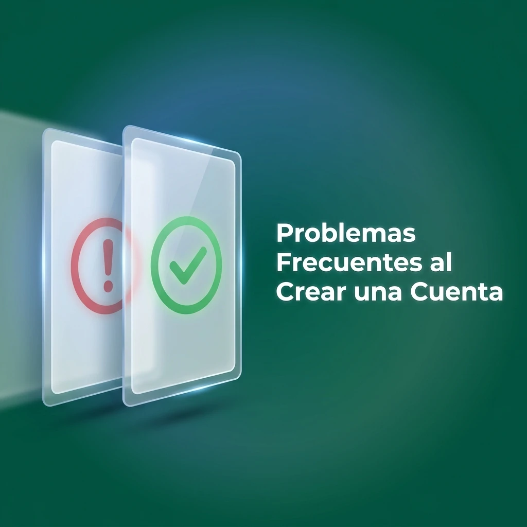 Soluciones a problemas frecuentes al crear una cuenta: correo registrado, teléfono, confirmación y verificación de identidad.