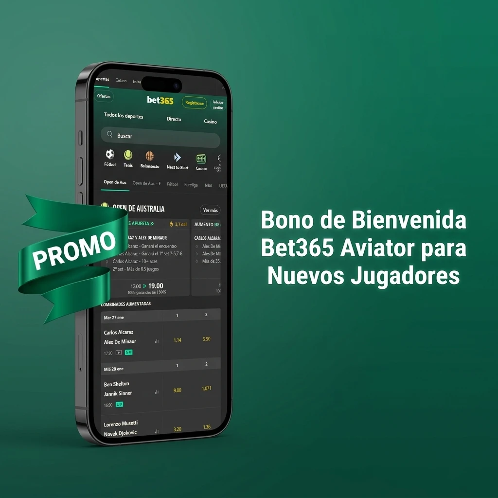 Bono de bienvenida Bet365 hasta USD 30 en créditos de apuesta para nuevos jugadores en Aviator