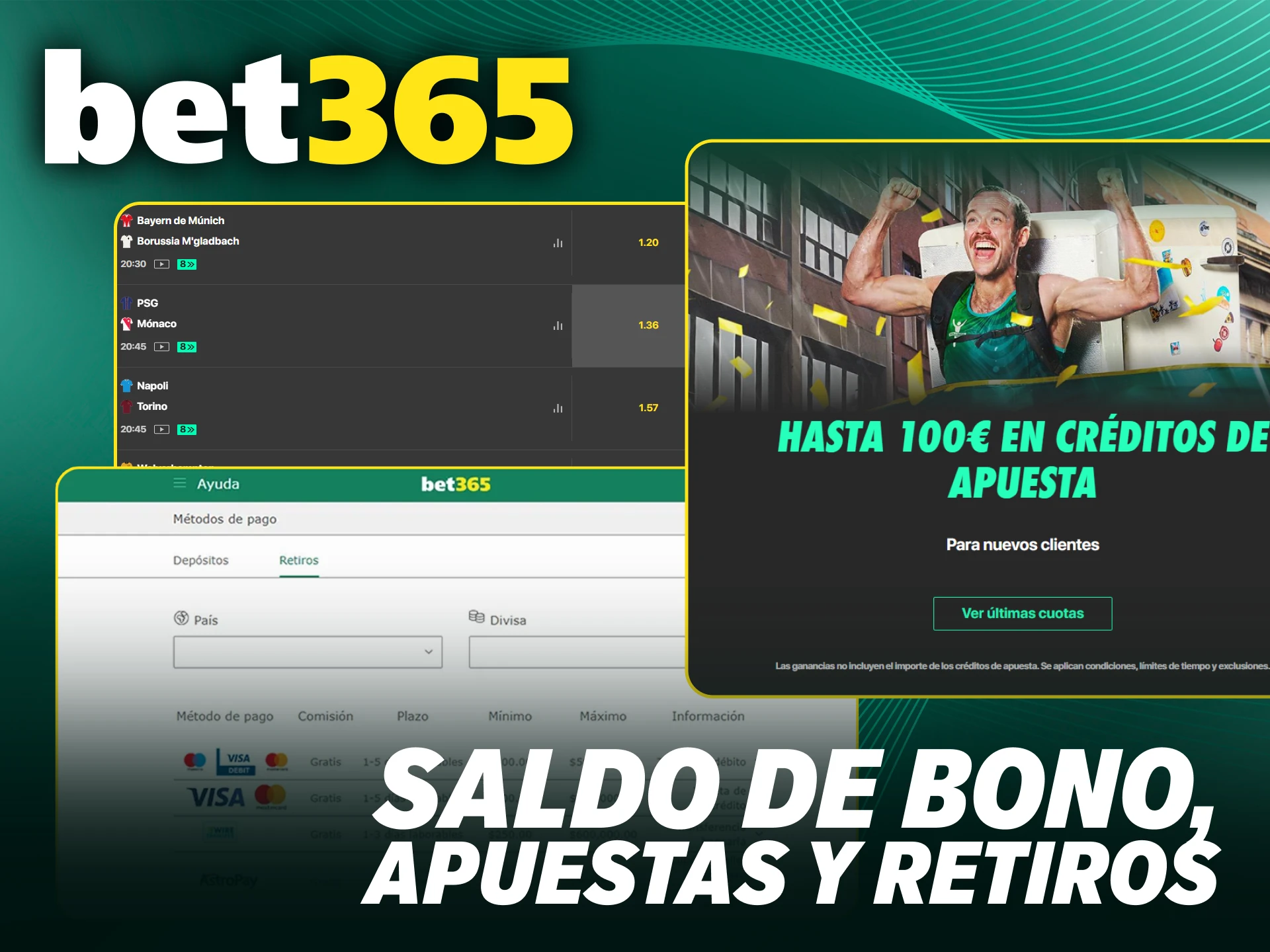 Aprende a gestionar tus ganancias y apuestas con el bono de bienvenida de Bet365.