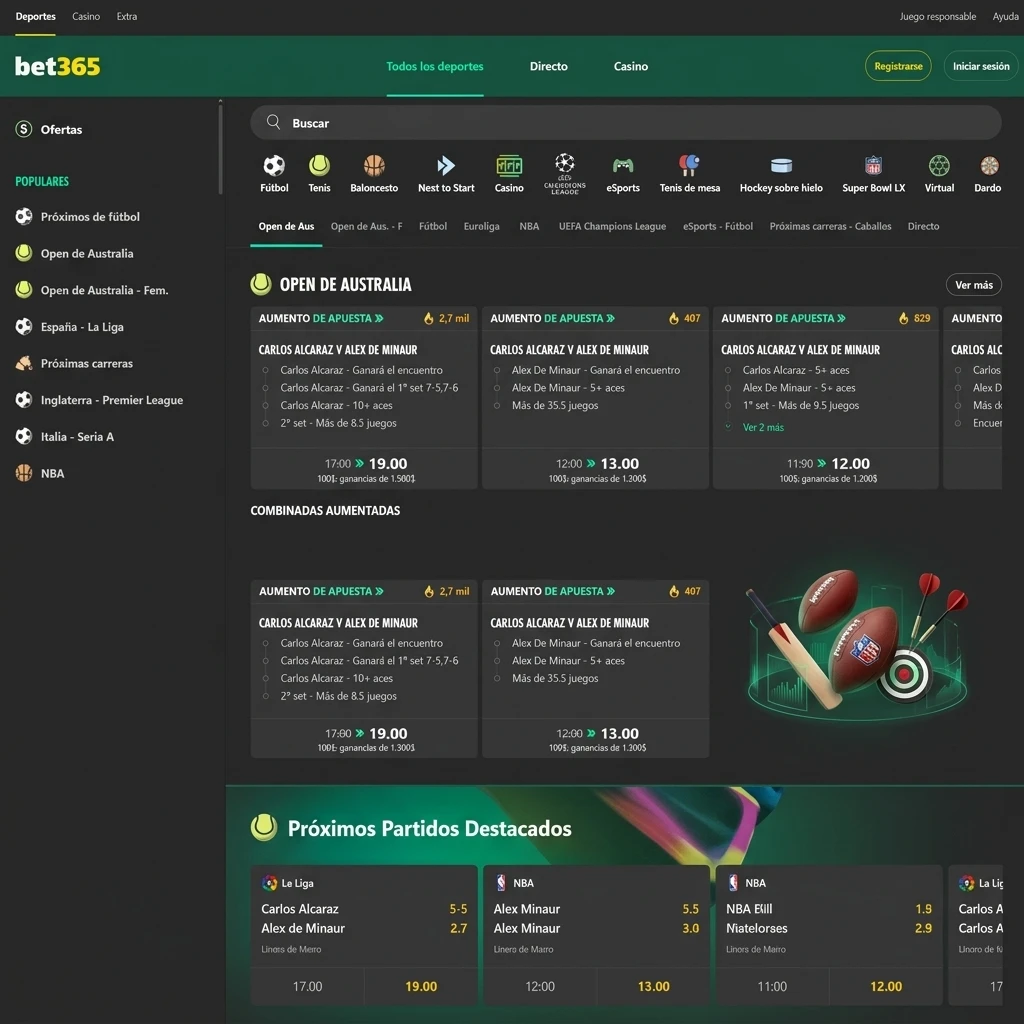 Bono de bienvenida Bet365 para apuestas de baloncesto: depósito mínimo y rollover requeridos