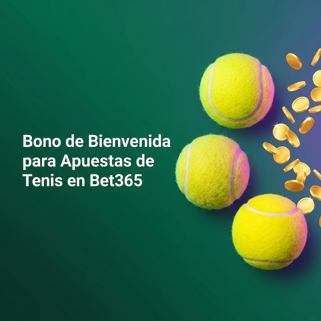Bono de bienvenida Bet365 para apuestas de tenis: regístrate, deposita y apuesta en torneos