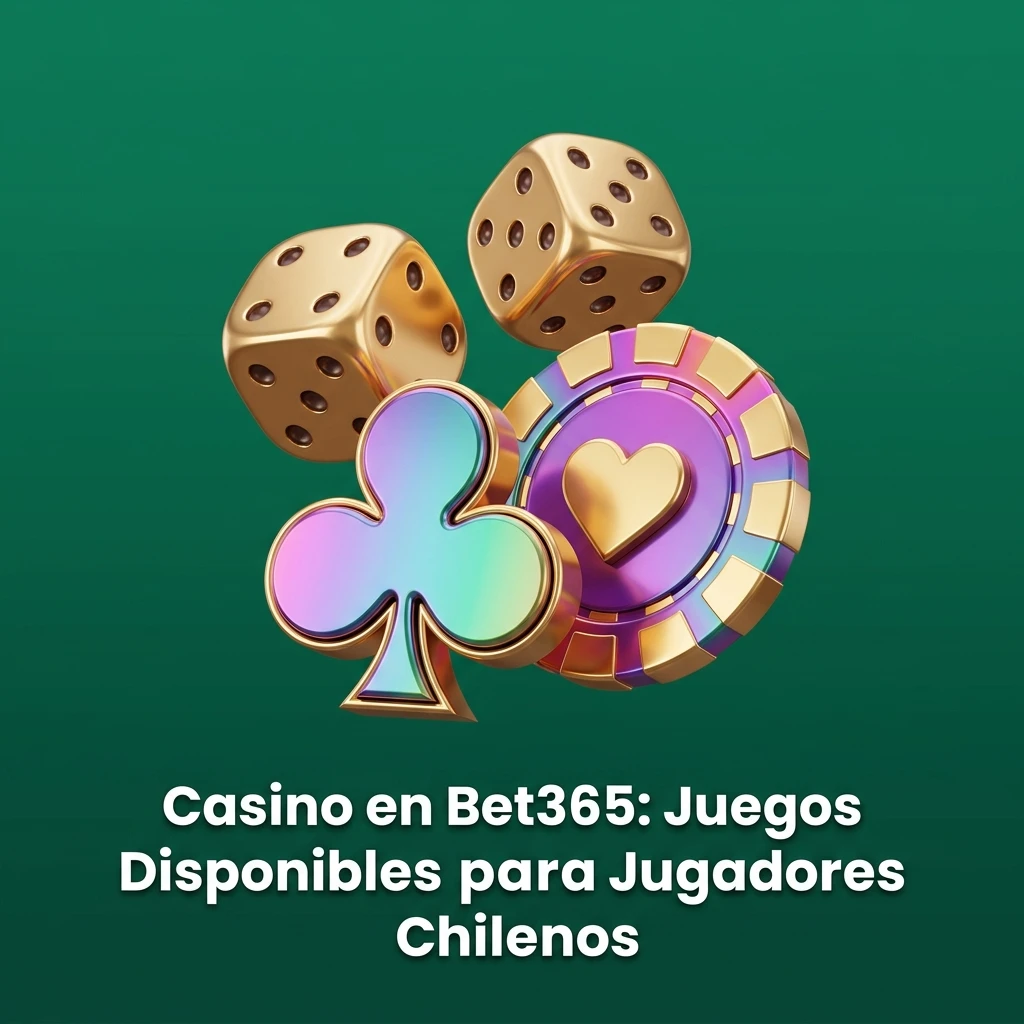 Juegos de casino Bet365 para chilenos: slots, ruleta en vivo, blackjack, baccarat y más opciones disponibles