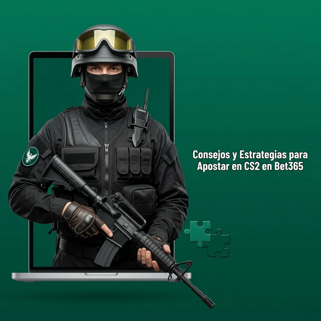 Consejos y estrategias para apostar en CS2 en Bet365: gestión de bankroll, mapas, roster y apuestas en vivo.