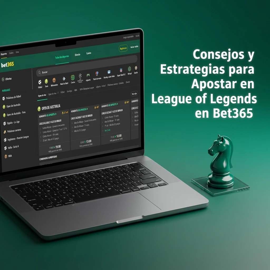 Consejos y estrategias para apostar en League of Legends en Bet365 con criterio y gestión de bankroll