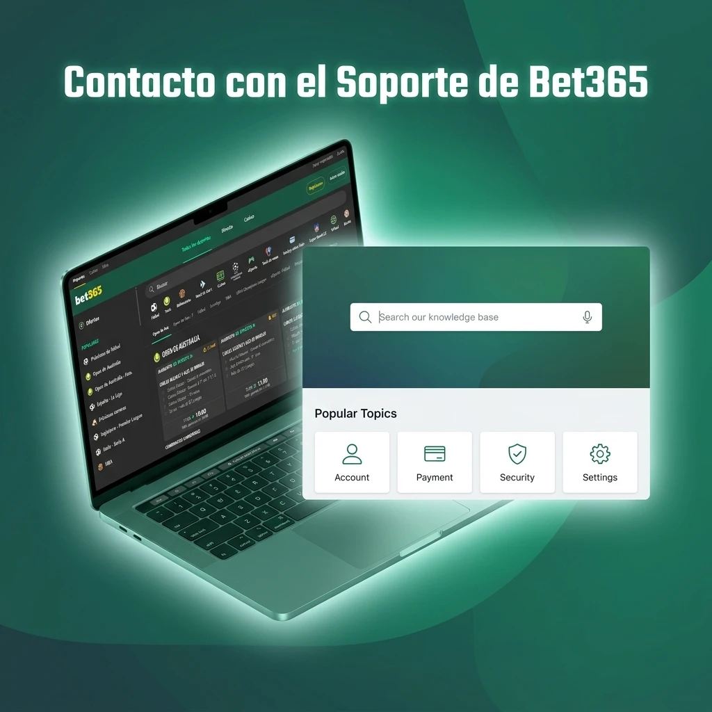 Soporte de Bet365: chat en vivo, correo electrónico y sección de ayuda para resolver consultas sobre tu cuenta.