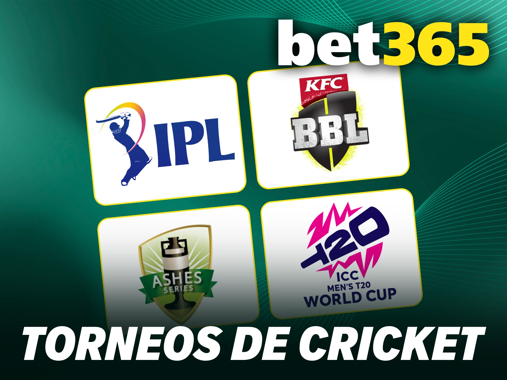 Explora los torneos más prestigiosos para realizar apuestas de cricket en Bet365.