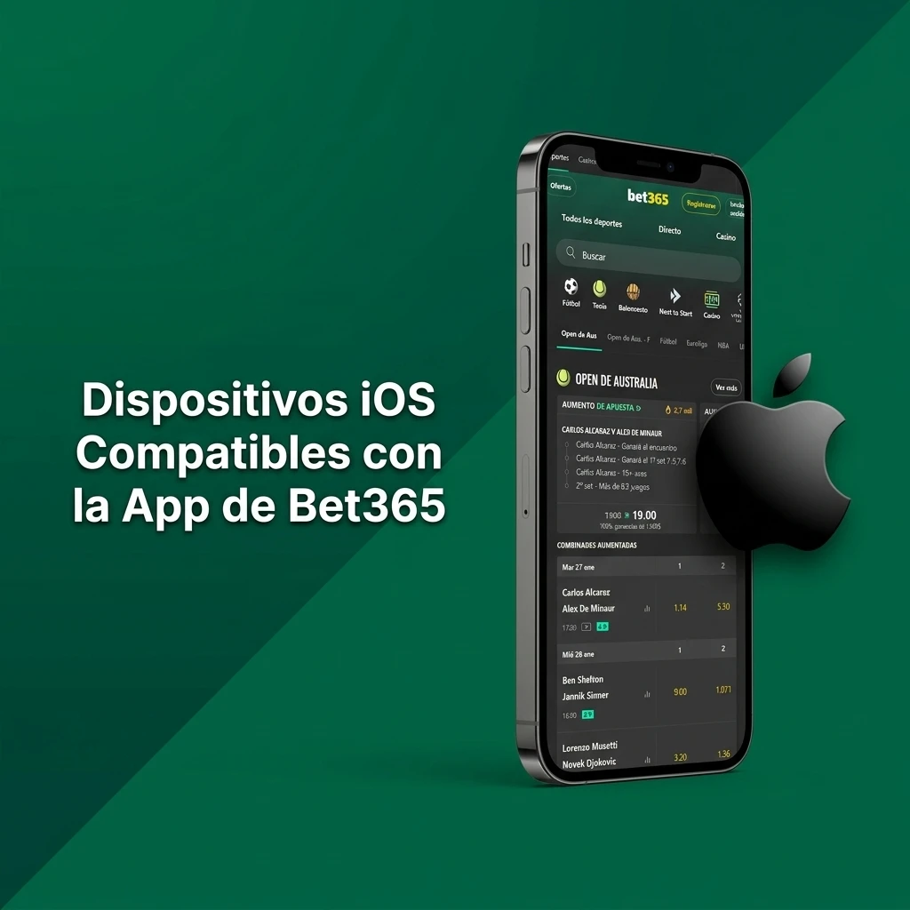 Dispositivos iOS compatibles con la app de Bet365: iPhone, iPad y iPod Touch admitidos oficialmente