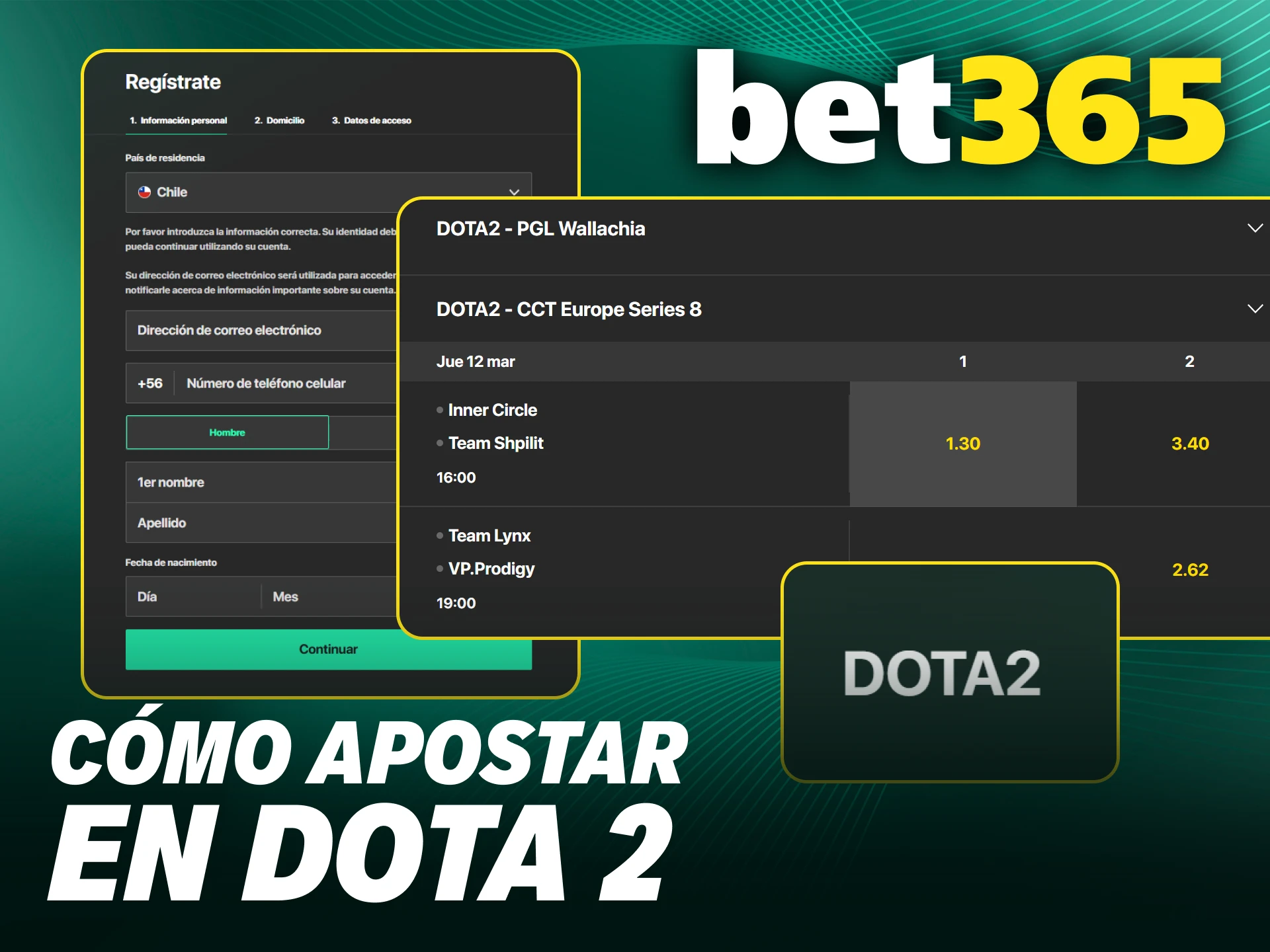 Aprende hoy mismo cómo empezar tus apuestas de Dota 2 en Bet365 Chile.
