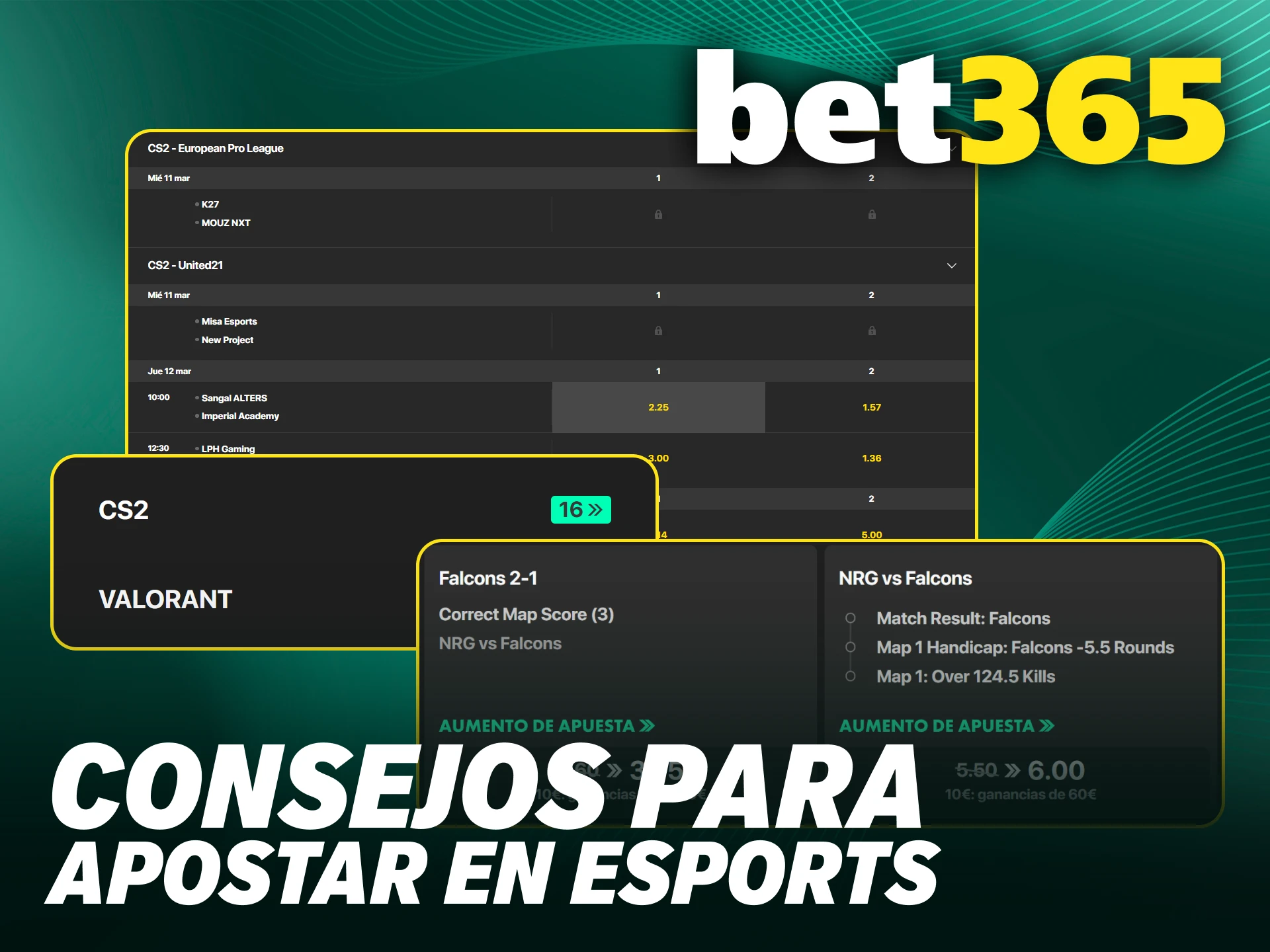 Mejora tus análisis y estrategias para triunfar en apuestas de eSports en Bet365.