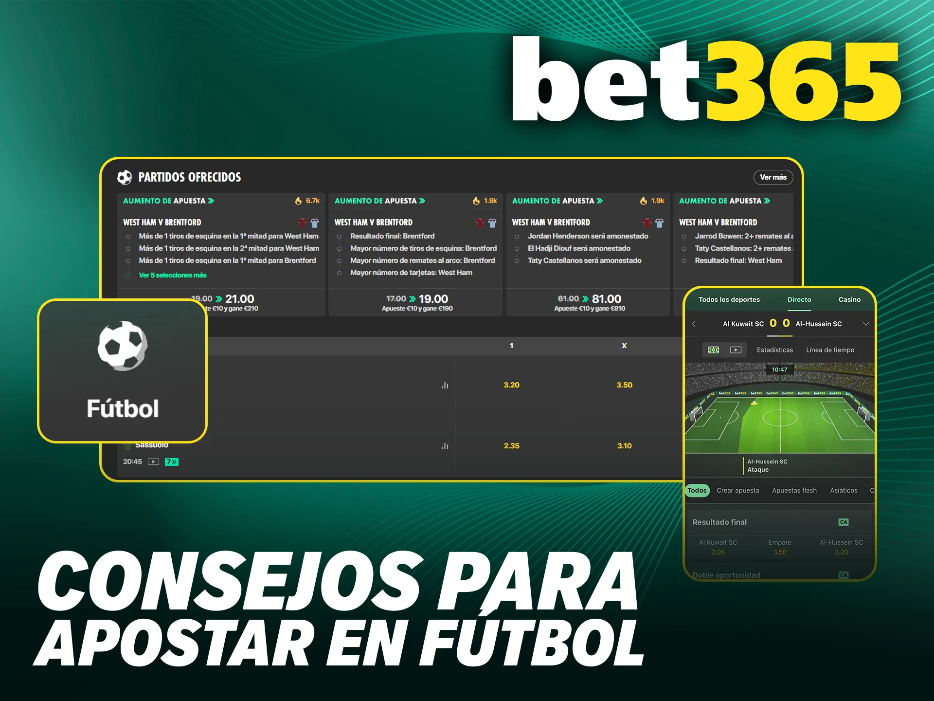 Mejora tus estrategias de éxito en las apuestas de fútbol en Bet365.