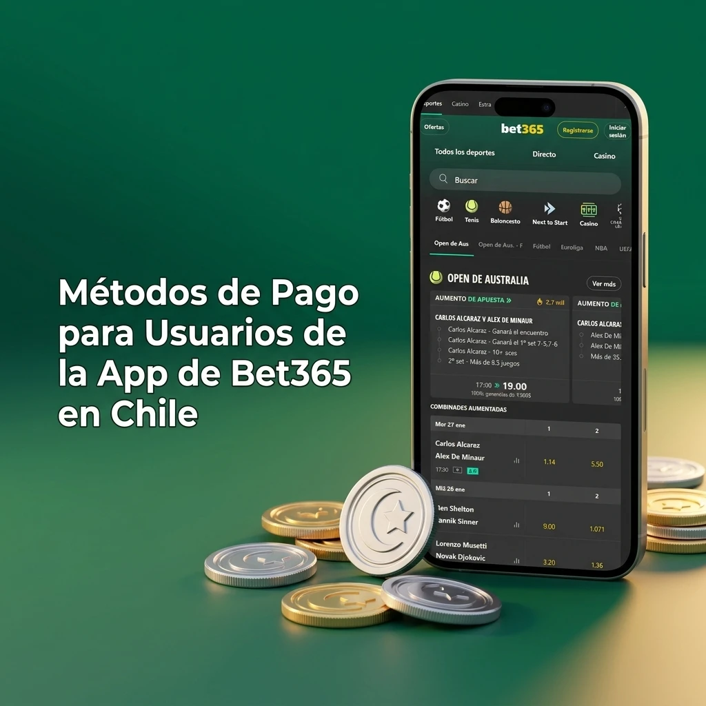 Métodos de pago en Bet365 Chile: Visa, Mastercard, Skrill, Neteller y más opciones para depósitos y retiros.