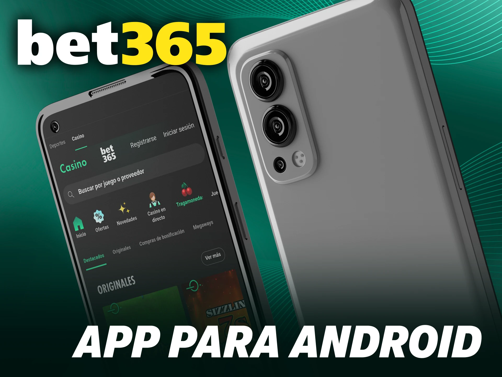 Instala el archivo para Bet365 Android y apuesta desde tu teléfono inteligente.
