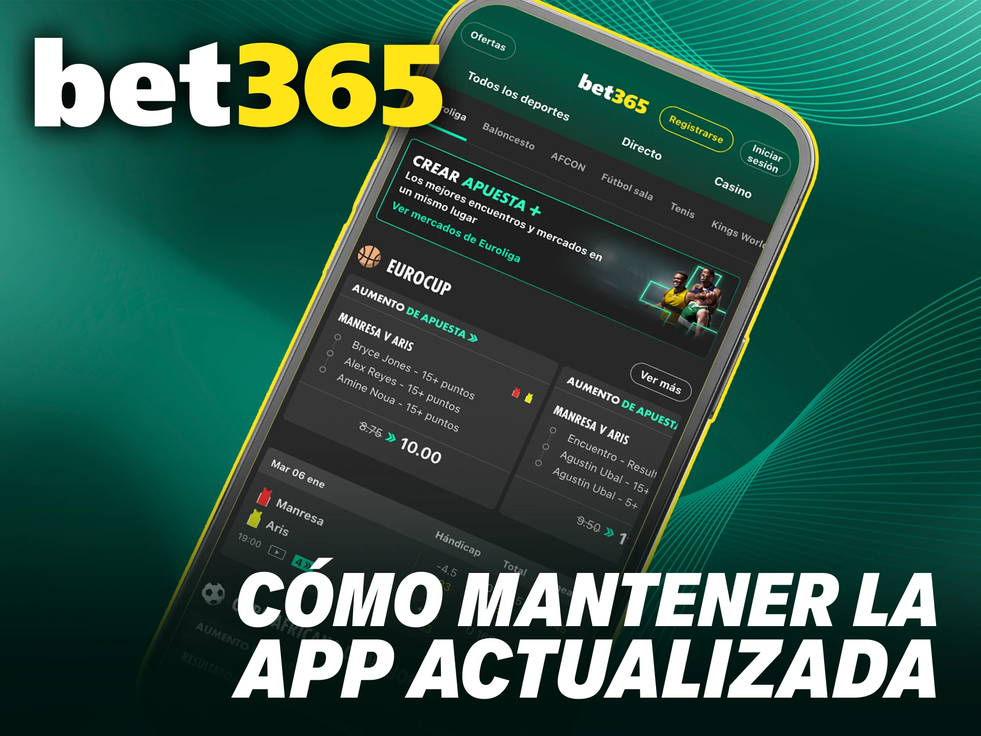 Sigue los pasos necesarios para actualizar la aplicación Bet365 PWA a su última versión.
