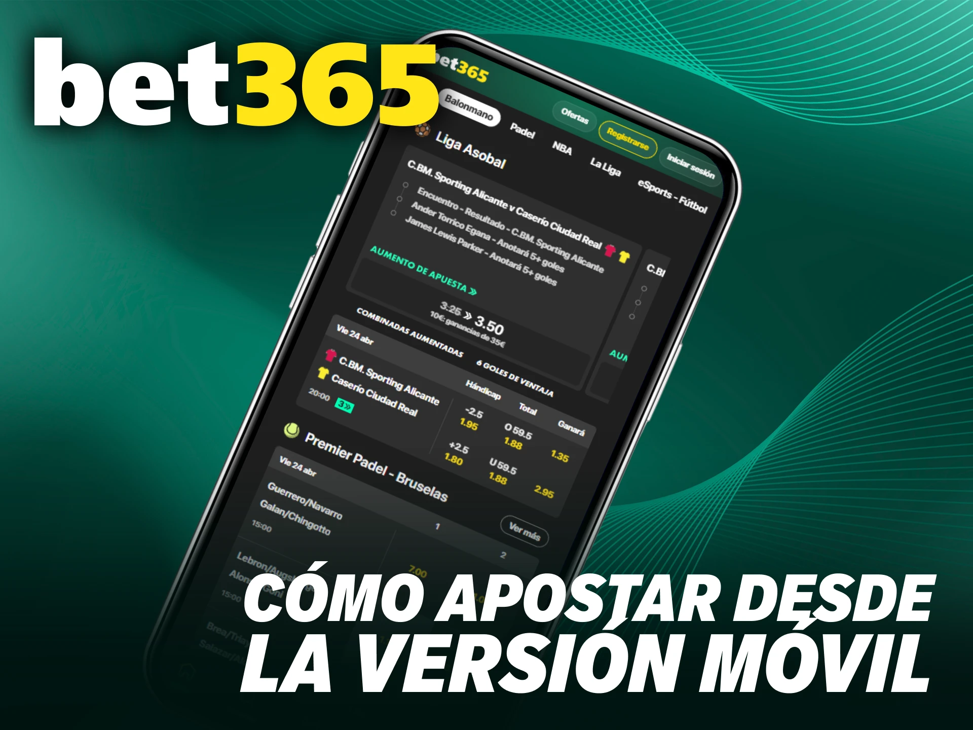 Aprende Bet365 cómo apostar desde la versión móvil con la aplicación PWA.