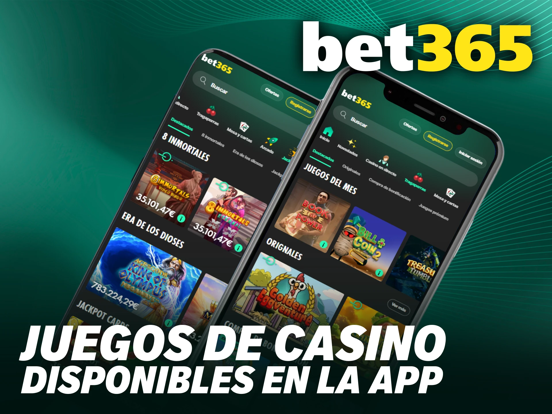 Disfruta de la emoción de Bet365 casino en tu aplicación PWA.