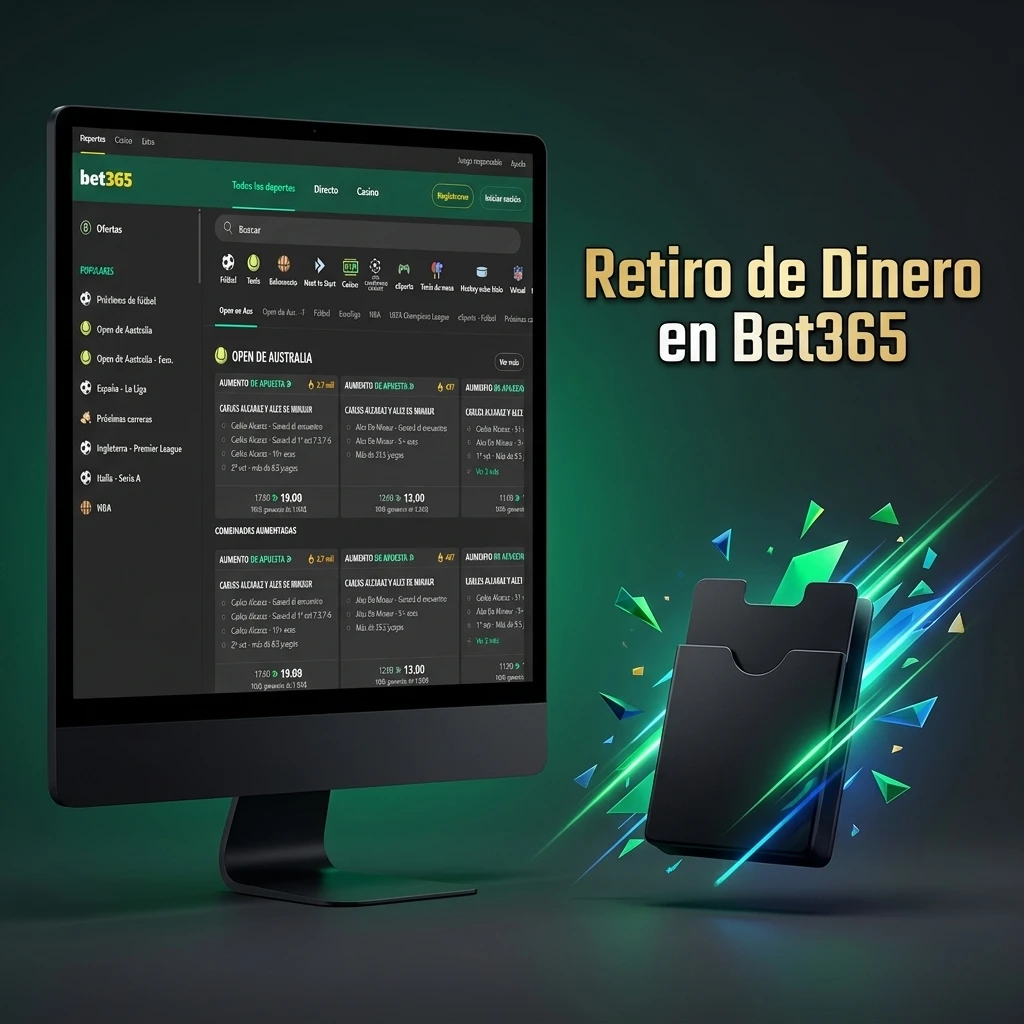 Guía paso a paso para retirar dinero en Bet365 Chile desde la sección de Caja de tu cuenta