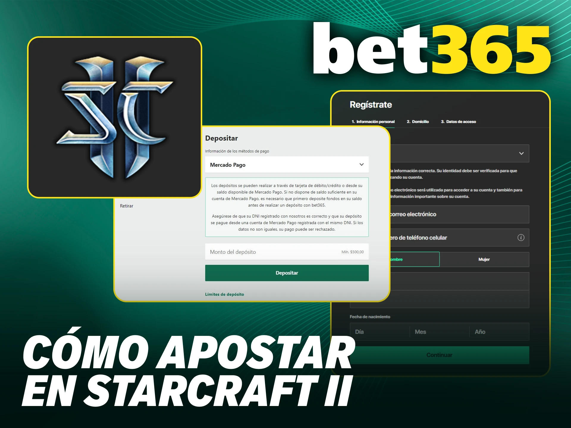Entiende en pocos pasos cómo empezar a apostar en StarCraft II con Bet365.