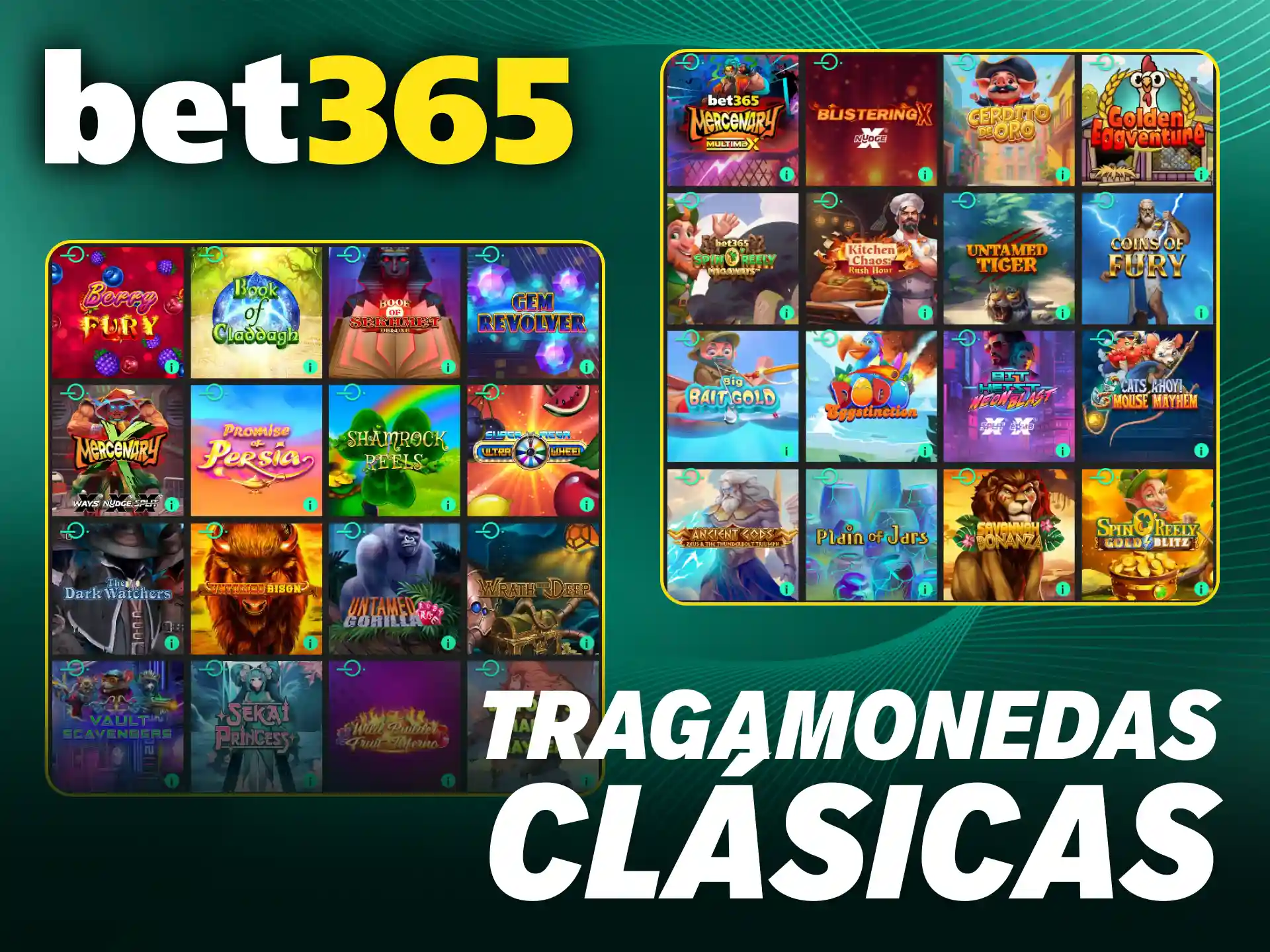Prueba las máquinas de siempre en las tragamonedas clásicas de Bet365.