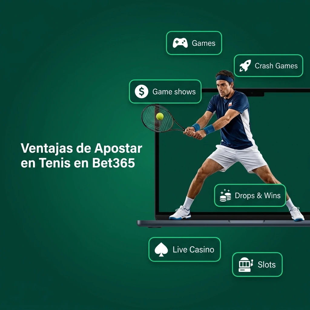 Ventajas de apostar en tenis en Bet365 Chile: mercados, cuotas en vivo, streaming y Cash Out disponibles